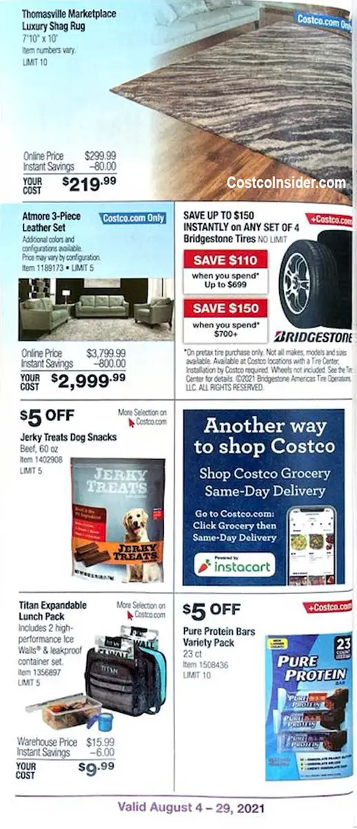 Costco August 2021 Coupon Book Costco Insider