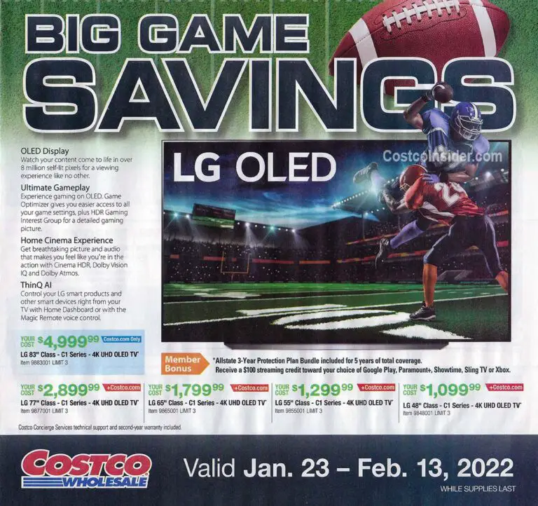 Costco Super Bowl TV Deals 2022 Costco Insider