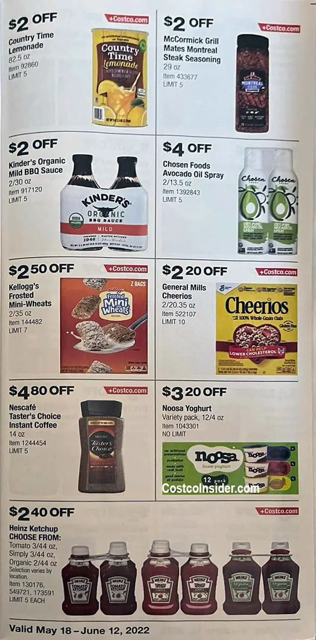 Costco May and June 2022 Coupon Book Page 17 Costco Insider