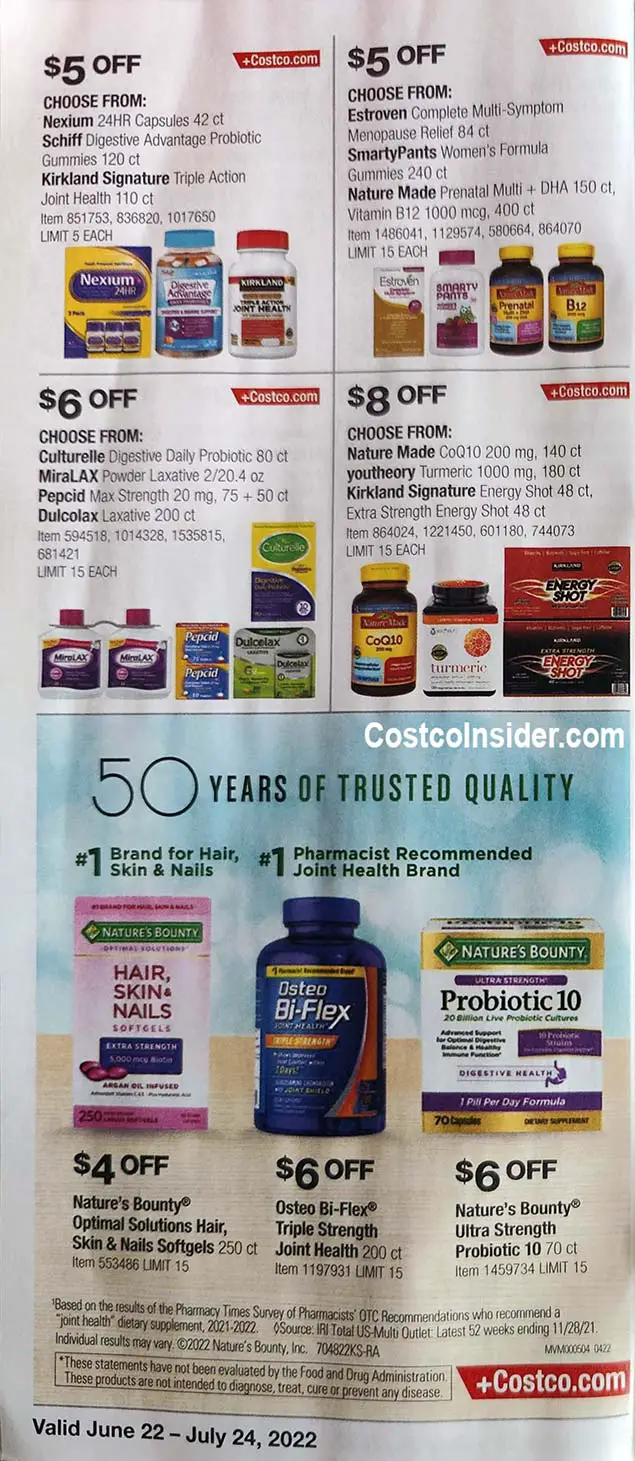 Costco July 2022 Coupon Book Page 21 Costco Insider