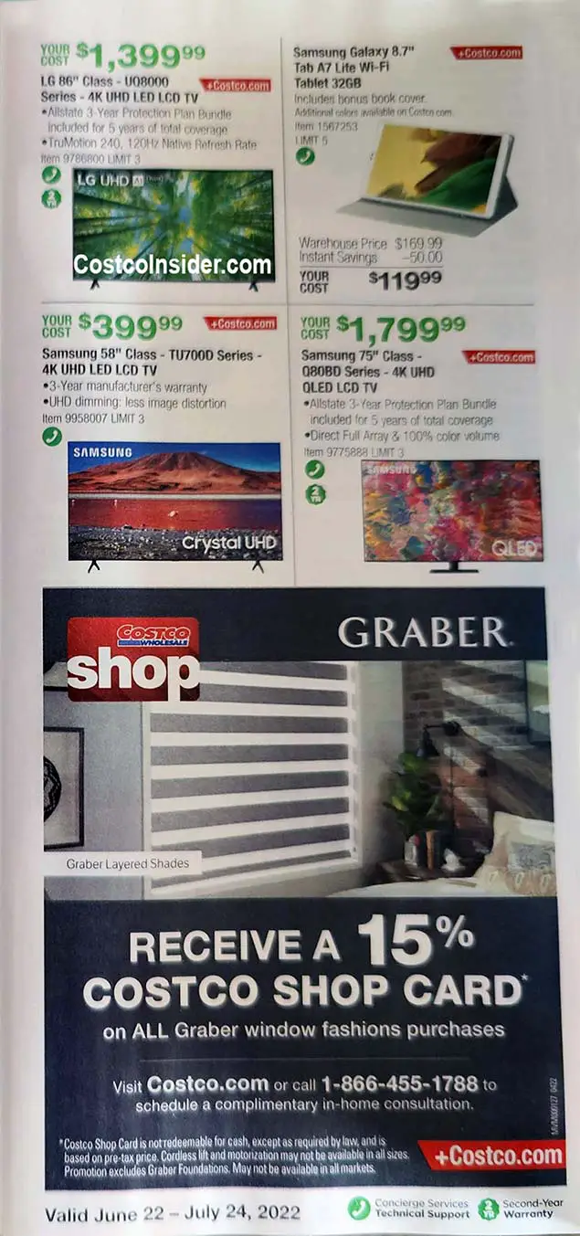 Costco July 2022 Coupon Book Page 6 Costco Insider