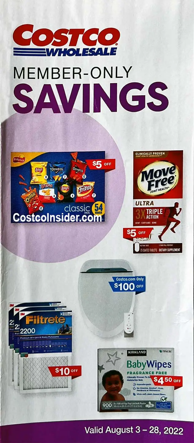 Costco August 2022 Coupon Book Costco Insider