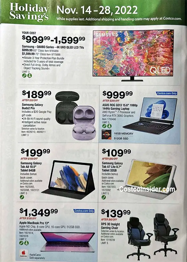 Costco Black Friday 2022 Ad Costco Insider