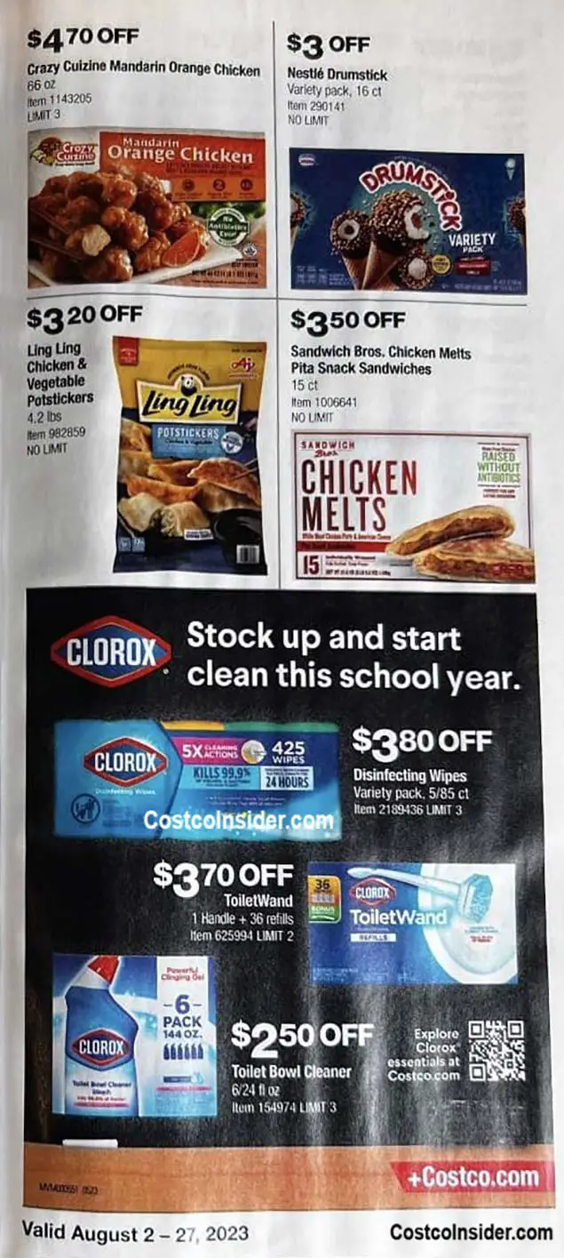 Costco August 2023 Coupon Book Costco Insider