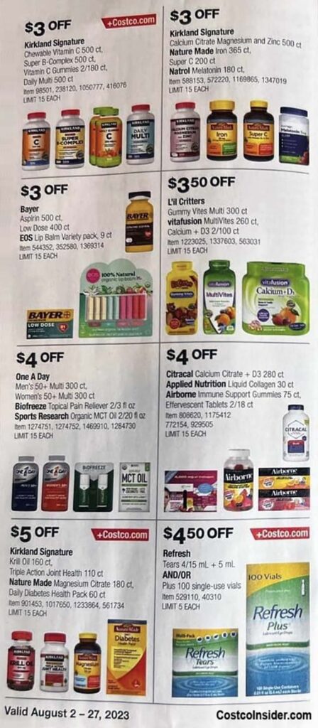 Costco July 2023 Coupon Book