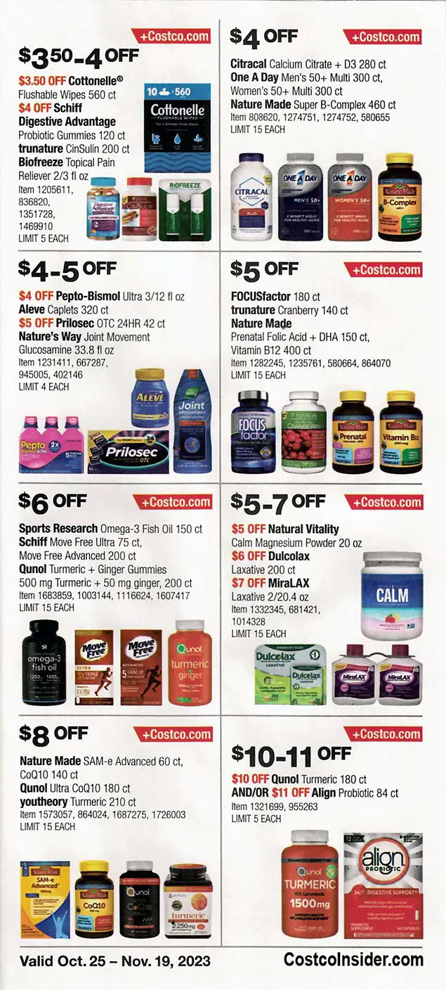 Costco November 2023 Coupon Book Costco Insider