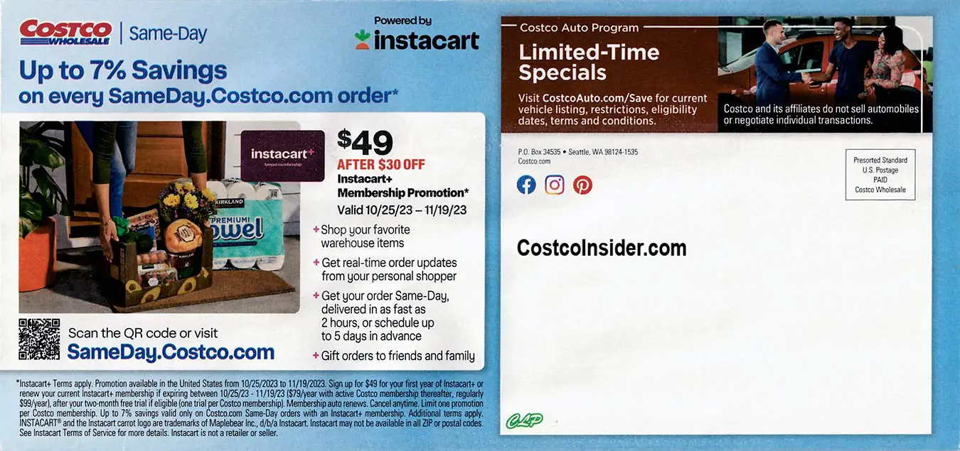 Costco November 2023 Coupon Book Costco Insider