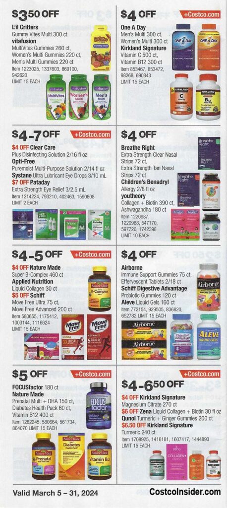 Costco March 2024 Coupon Book